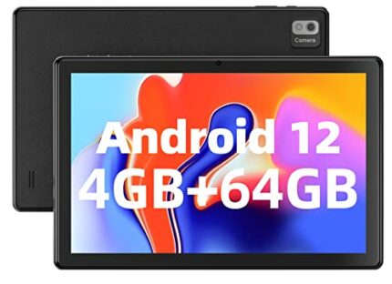 SGIN Tablet 10.1 Inch Android 12 Tablet PC 4GB RAM 64GB Storage, 800x1280 IPS Display, Octa-core Processor, WiFi, Bluetooth, GPS, Type-C, 6000mAh