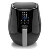 Schallen Modern Black Gloss Healthy Eating Low Fat Large 3.5L 1300-1500W Digital Display Air Fryer with 9 Cooking Settings and 30 Minute Timer