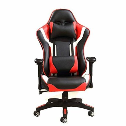 MU Home High Back Racing Office Chair Pu Leather Gaming Chair with Headrest Lumbar Support