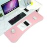 WANGFENG C Clamp-On Keyboard Tray Under Desk, Ergonomic Keyboard Shelf Under Desk Sliding Adjustable Desk Sliding Keyboard for Office Home Typing
