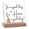 Desk Decorations For Women Office Bathroom Signs Shelf Décor Aesthetic Motivational Desk Decor For Coworker - It‘s A Good Day To Have A Good Day