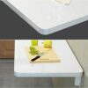 Wall Mounted Folding Table, Wood Folding Table Drop-Leaf Table, Laundry Folding Table Floating Desk Workbench For Small Spaces, Wall Hanging Kitc