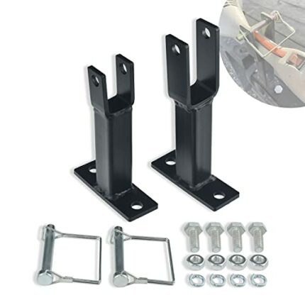 AMTHKNO Heavy Duty W/Hardware Racks Holder Carrier for Weeder/Extended Trimmer or Straight Shaft Weed-Eater, Lockable Racks, Trailer Trimmer Rack