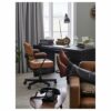 Tok Mark Traders ALEFJÄLL Office chair, Grann golden-brown, 64x64x95 cm durable and easy to care for. Office chairs. Desk chairs. Chairs. Furnitu