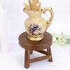 CHEWYNP footstool 7inch Home Multifunction Indoor Adult Hotel Office Durable Wooden Mini Stool Display Stand Flower Pot Living Room Balcony Footr