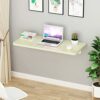 Wall Mounted Folding Table,Space Saving Drop Leaf Computer Desk Laundry Table Fold Down Table Folding Wall Table for Folding Clothes,for Small Sp