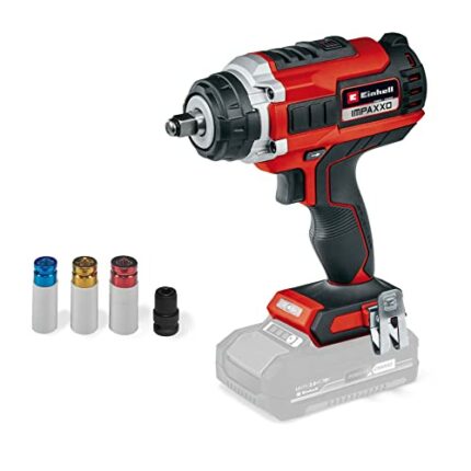 Einhell Power X-Change 400Nm Cordless Impact Wrench 1/2 Inch - 18V, Long-Lasting Brushless Motor, LED, Speed Control - IMPAXXO 18/400 Impact Gun