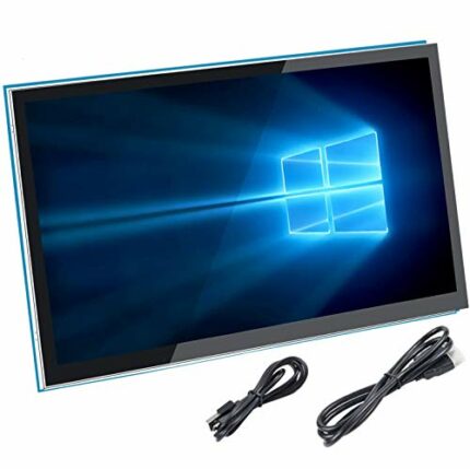 Jun-Saxifragelec For Raspberry Pi 4 Screen, 5 inch HDMI Capacitive Touch Screen Monitor - 800x480 HD LCD Display(Support Pi 4 & Pi 3 B+, Windows)