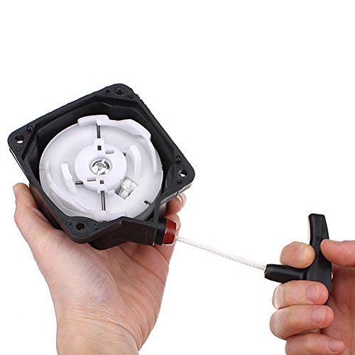 LUNAH Universal Lawnmower Brush Strimmer Recoil Pull Start Starter Tool Durable(black)