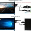 7inch HDMI LCD 1024×600 Capacitive Touch Screen IPS Display for All Rev Raspberry Pi 4B/3B+/3B/2B/A+/Zero,BeagleBone Black Windows 10/8.1/8/7