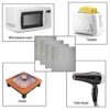 Waveguide Covers for Microwave, Xfaiz 4 PCS 13cm x 13cm Waveguide Cover Mica Plates Sheets for Universal Microwave Oven Repairing Part (4)