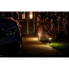 Auraglow Wireless Battery Powered Outdoor PIR Motion Sensor Activated Modern LED Weatherproof Garden Path Spike Lights – Twin Pack