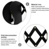 Homoyoyo Fold Up Table Adjustable Table Desktop Folding Bookshelf Expandable Bookends Tabletop Book Storage Display Rack Retractable Magazine for