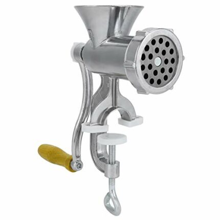 Cocoarm Manual Meat Grinder Sausage Stuffer Machine Stainless Steel Household Meat Grinder Household Aluminum Alloy Manual Sausage Mincer Grindin
