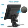 7 Inch Small Monitor, Raspberry Pi Monitor Built-in Speakers, Mini Monitor 1024 x 600, HDMI Monitor 60 Hz, 5ms, IPS Screen Display w/Remote Contr