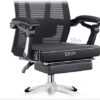ZXFYHD Desk Chair,Office Chair Computer Chair Home Swivel Chair Ergonomic Supervisor Lunch Break Chair With Footrest