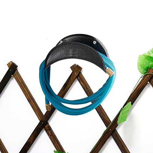 GARTOL Hose Hanger, Metal High Carbon Steel Wall-Mounted Hose Holder,Car Hose Bracket, for Yards Garden Farm,with Screws and Expansion Bolt Brack