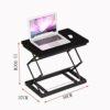 N/A Standing Computer Lifting Table, Multi-level Adjustable Desktop Computer Table, Folding Stand Office Mobile Table
