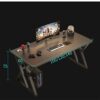 JYDQM Home Desktop Computer Desk Office Desk Bedroom Student Study Desk Writing Desk Without Chair (Color : D, Size : 140cm)