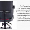 LHMYHJR Computer Chair Home Office Conference Chair Gaming Game Chair Racing Swivel Chair Reclining Lifting Rotating-D