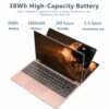 AOCWEI Laptop Computers Win 11, 14" 6GB RAM 256GB SSD Support 1TB SSD Expansion, 1920x1080 FHD Traditional Laptop, 2.4G+5G WiFi Bluetooth 4.2 Ful