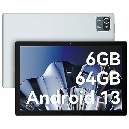 FancyDay Tablet 10 Inch Android 13 Go, 6GB(2GB+4GB) RAM+64GB ROM Tablet PC Quad Core Processor, 1280 * 800 IPS 5MP+8MP 5000mAh, Tablet With Wifi,