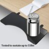 WANGFENG Easy Install Keyboard Tray, C - Clamp on Installation Fits Small Keyboard and Mouse Ergonomic Keyboard Tray Perfect for Office Home Scho
