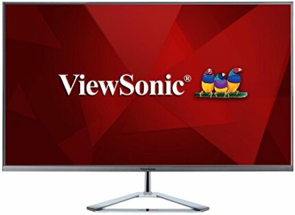 ViewSonic VX3276-2K-MHD-2 32-inch IPS QHD Monitor with 103% sRGB, 2x HDMI, DisplayPort, Mini DisplayPort, Eye Care for Work and Entertainment at