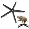 Office Chair Base Replacement Parts -Heavy Duty Reinforced Sturdy Metal Leg Desk Chair Base Replacement (2200Lbs),Universal Gas Cylinder and Cast