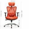 MMAXZ Simple Computer Chair Home Swivel Chair Waist Office Chair Dormitory Chair Backrest Swivel Chair Lift Chair