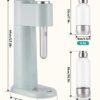 BAOSHISHAN Sparkling Water Maker Soda Maker with 2 Reusable Stainless Steel PET Water Bottle Domestic Fizzy Water Machine Compatible With Any Scr