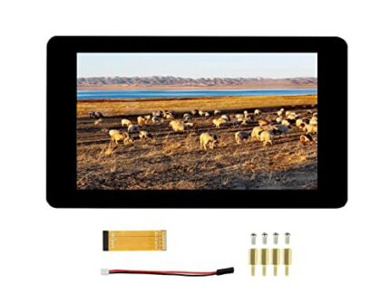 Waveshare 7inch DSI Touch Screen Display for Raspberry Pi 4B/3B+/3A+/3B/2B/B+/A+, 800×480 TFT LCD Capacitive Touchscreen Monitor, Compatible with