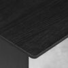 Furinno Compact Computer Desk, Study Desk with Shelves, Americano/Black, 99 (W) x 85.3 (H) x 39.4 (D) cm