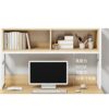 Study Table Student Desk Bookshelf Combination Computer Desktop Table Home Bedroom Office Table Without Chair