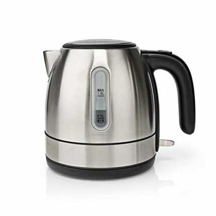 Ex-Pro Electric Kettle, 1.0L Capacity with Quick Boil Time, Boil-Dry Protection and Removable Filter for Fresher Water, 2150W - Stainless Steel