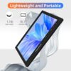 Thinlerain 10.1 inch Small PC Monitor Mini Monitor HDMI Monitor with IPS Panel, 1366x768 LED Monitor Support HDMI VGA Intput, for Computer, Lapto