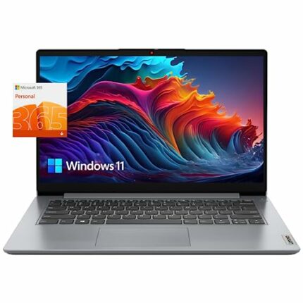 Lenovo Ideapad 14 Laptop, 14" HD Screen, Intel Pentium Silver N5030, 4GB RAM, 128GB PCIe SSD (NO eMMC), Webcam, HDMI, SD Card Reader, Win 11, Gra