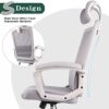 SLNFXC Mesh Office Computer Swivel Desk Task Ergonomic Executive High Back Chair