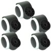 Computer Chair Accessories,Office Chair Casters Wheels Revolving Chair Wheels Replacement Castor Feet for Furniture 5PCS