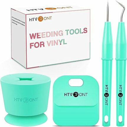 HTVRONT Weeding Tool for Vinyl, 4pcs Craft Tools Set Include Weeding Collector etc Vinyl Weeding Tool for Accessories