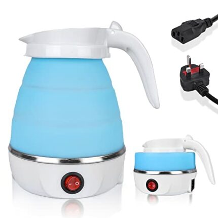 Foldable Kettle Foldable Electric Kettle: Foldable Travel Kettle, Collapsible Electric Kettle, Collapsible Kettle, Portable Travel Kettle with Se