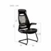 TJLSS Computer Chair Home Office Chair Backrest Swivel Chair Ergonomic Chair Gaming Chair Comfortable and Sedentary