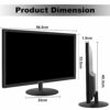 ZFTVNIE 24 Inch Computer Monitor - Full HD 1080P 75Hz PC Monitor with HDMI VGA Ports, VESA Compatible, Tilt Adjustable, LED Monitor for Office, B