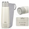 Bear 4-temperature Control Electric Kettle,300ml Portable Travel Fast Boil Kettle with Keep Warm Function and Storage Bag,Single Touch Control,Do