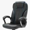 XJWWW-URG Chair Office Chair Home Office Conference Chair Comfortable Pillow Non-Slip Cushion Bearing Capacity 300kg Black Desk Chairs URG