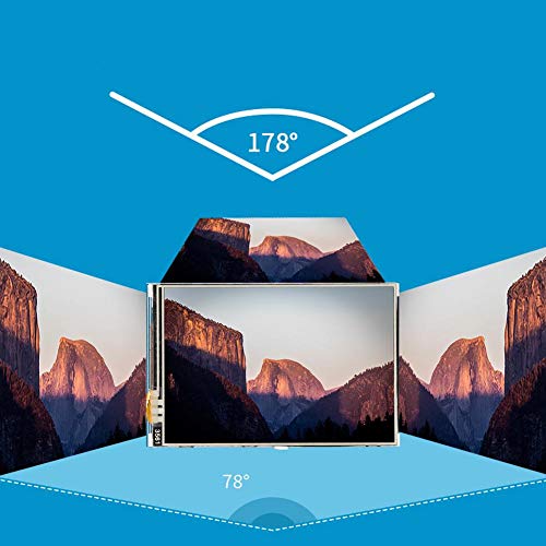 Bewinner 3.5 Inch 480x320 Colorful LCD TFT LCD Touch Screen, High Resolution Resistance Monitor for Raspberry Pi, Long Lifespan, Not Easy to Dama