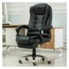 ZCMEB Gaming Chair Massage Synthetic Leather Office Chair Home Reclining Computer Boss Chair Swivel Lifting