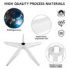 Office Chair Base Replacement Parts -Heavy Duty Reinforced Sturdy Metal Leg Desk Chair Base Replacement (2200Lbs),Universal Gas Cylinder and Cast