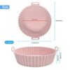 2 Air Fryer Silicone Pot Extra Large Capacity 8.5inch, Silicone Air Fryer Liner, Reusable Non-Stick Air Fryer Basket Silicone, for Oven, Air Frye