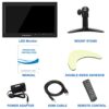 Thinlerain 10.1 inch Small PC Monitor Mini Monitor HDMI Monitor with IPS Panel, 1366x768 LED Monitor Support HDMI VGA Intput, for Computer, Lapto